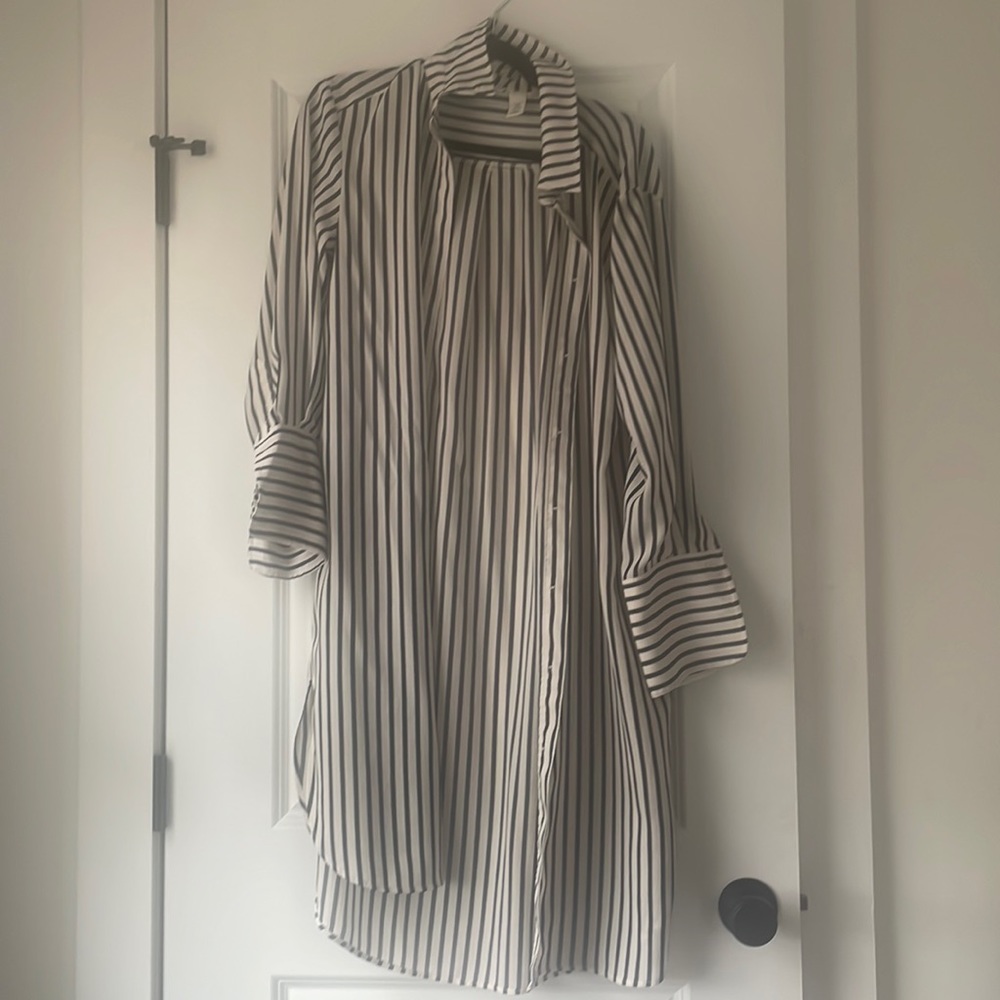 Oversized Striped Shirt
